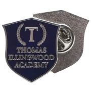 Bespoke Shape Hard Enamel Badges in Nickel