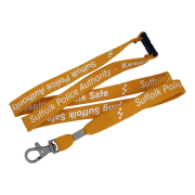 Branded 12mm Tubular Bootlace Lanyard in a Pantone matched colour from Total Merchandise