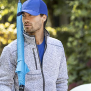 Lifestyle image of the promotional 30" Golf Umbrella with Foam Handle by Total Merchandise
