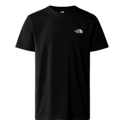 Promotional The North Face Men's T-Shirt in Black showing a front view image from Total Merchandise