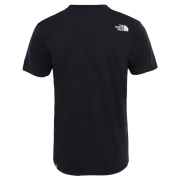 Customisable The North Face Men's T-Shirt in Black showing a back view image from Total Merchandise