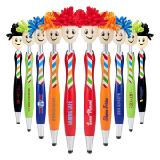 A group image of the Mop Topper Stylus Pens in all available colours from Total Merchandise