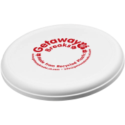 Branded Orbit Recycled Plastic Frisbee with a printed design from Total Merchandise
