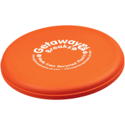 Logo printed Orbit Recycled Plastic Frisbee with a promotional design from Total Merchandise