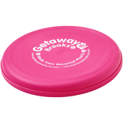 Branded Orbit Recycled Plastic Frisbee with a printed design from Total Merchandise