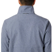 The back of the Columbia Heather Canyon Jacket which can have a design from Total Merchandise