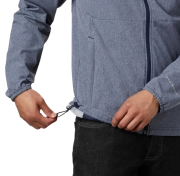 Image showing the drawcord adjustable hem from Total Merchandise on the Navy Jacket