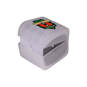 An image of the 5-in-1 Travel Plug in White packed in its individual box from Total Merchandise