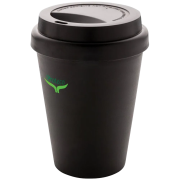 Logo-branded Reusable Double Walled Coffee Cup with a printed design from Total Merchandise