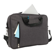 An image to show the pockets that are available in the Anthracite 15" Classic Laptop Bag