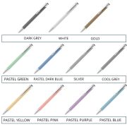 Printed Mood® Soft Feel Metal Ballpens available in 23 different colours from Total Merchandise