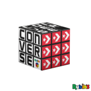 Logo branded Rubik's Cube Mini in Black with a design from Total Merchandise