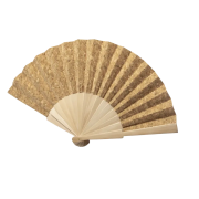 Personalisable Cork Hand Fans from Total Merchandise that you can put your company design on