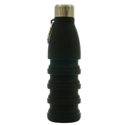 The 550ml Bodmin Collapsible Bottles unfolded with a design from Total Merchandise
