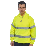 Promotional Portwest Hi-Vis Hoodie in Yellow from Total Merchandise