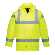Promotional Portwest Hi-Vis Traffic Jacket with a full colour deign from Total Merchandise
