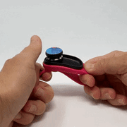 Custom Branded Fidget Flipper Keyring in Use from Total Merchandise