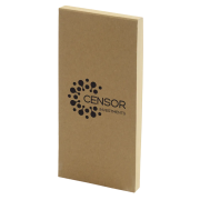 Branded Clinton Paper Jotter with a printed design from Total Merchandise