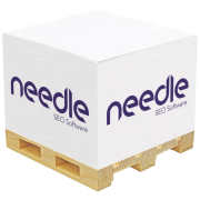 Custom 750 Sheets Midi Note Block on a Wooden Pallet in White from Total Merchandise