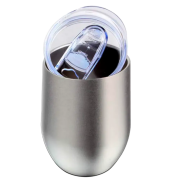 Uk printed Express Flow Travel Cups in showing the sip lid
