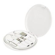 Open Wireless Charging Pad and Cable Set Printed by Total Merchandise