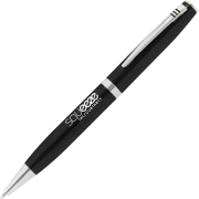 Promotional Pacer Metal Ballpens in Black branded with your logo from Total Merchandise