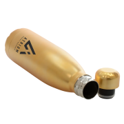 Promotional Ashford Oscar gold Bottle with a design from Total Merchandise
