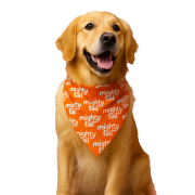 Custom Branded Dog Bandanas Printed with a Logo Over One Side by Total Merchandise