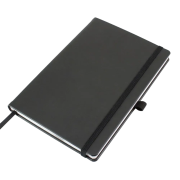 Promotional Porto Eco A5 Notebook in Black from Total Merchandise
