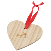 Promotional Wooden Heart Shaped Hanging Decorations from Total Merchandise