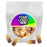Custom Branded Fizzy Cola Bottles Sweet Pouch printed with your logo from Total Merchandise
