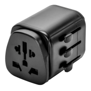 Custom-branded Mondo Travel Adaptor with a printed design from Total Merchandise