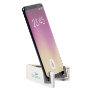 An image to show the Wheatstraw Phone Holder holding your phone vertically upright