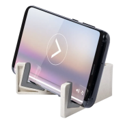 An image of the Wheatstraw Phone Holder holding your phone horizontally upright