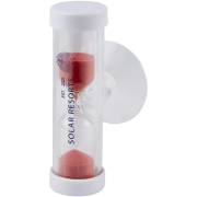 Promotional printed FOur Minute Timer with a spot colour design from Total Merchandise