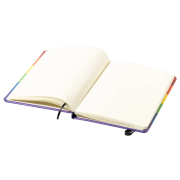 The Rainbow Notebook with a custom design from Total Merchandise