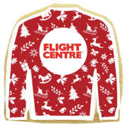 Promotional printed Christmas Jumper Shortbread with a design from Total Merchandise