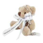 8cm Tubby Bear Keyrings with Bow