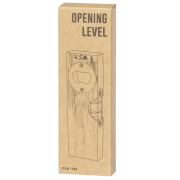 Branded Small Bamboo Spirit Level with Bottle Opener from Total Merchandise