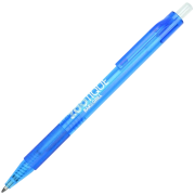 Custom branded Aser Recycled Ballpen with a printed design from Total Merchandise - Blue