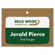 Kraft Paper Card Holder
