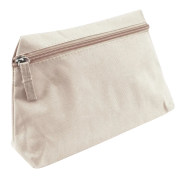Promotional Britney Beauty Bag in Beige printed with your logo from Total Merchandise