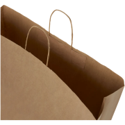 Promotional XXL Kraft Paper Bags with Twisted Handles from Total Merchandise
