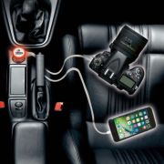 An image to show you how the Dual Port Led USB Car Charger would work
