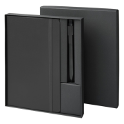 Custom Branded Moleskine Notebook and Pen gift Set with a design from Total Merchandise