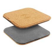 Promotional printed Cork Wireless Charger with a design from Total Merchandise
