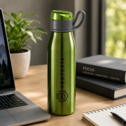lifestyle image of the 650ml Korver Aluminium Sports Bottle by Total Merchandise
