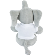 Custom branded14cm Elephant with T-shirt with a printed design from Total Merchandise