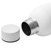 An image with an open lid on the 550ml Stainless Steel Bottle with a design from Total Merchandise
