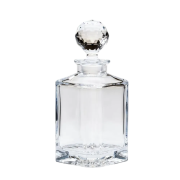 Promotional Crystalite Square Spirit Decanter in Clear engraved with the design of your choice